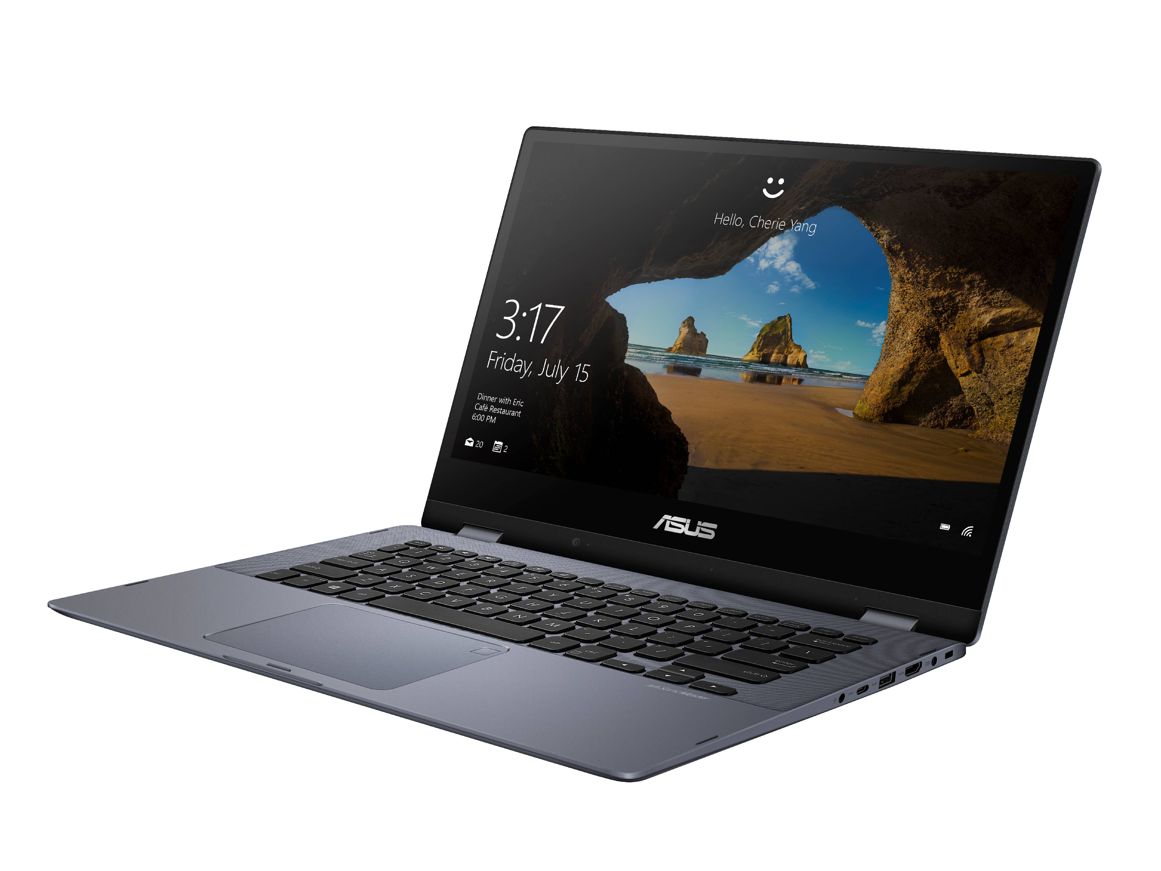 ASUS VivoBook Flip 14 Thin and Lightweight 2-in-1 Full HD Touchscreen Laptop, 8th Gen Intel Core i3-8130U Processor (up to 3.4GHz), 4GB DDR4 RAM, 128GB SSD, Windows 10, TP412UA-IH31T - image 5 of 12