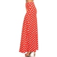 thumbnail image 2 of Women's Stretchy Flowy Maxi Skirt with Elastic Waistband for Comfort and Style, 2 of 4