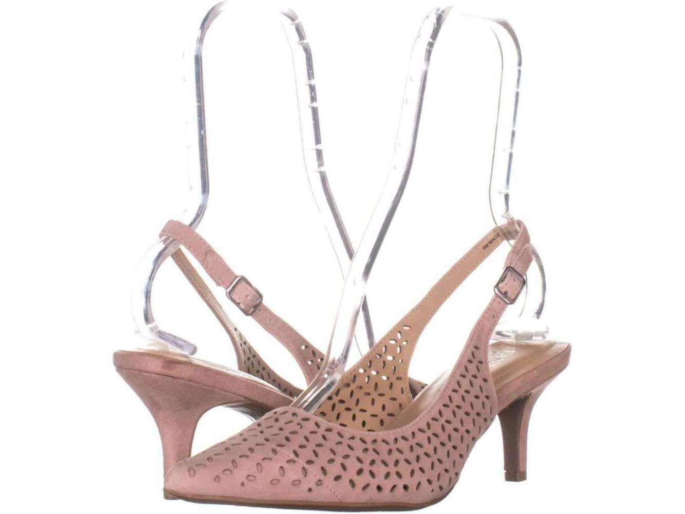 blush slingback shoes