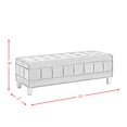 thumbnail image 2 of Picket House Furnishings Jude Touffeté Pouf de Stockage, 2 of 14