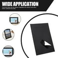 thumbnail image 4 of UPGRATOR 10Pcs Rectangular Black Photo Frame for DIY Projects and Home Decoration Kraft Paper Frames, 4 of 5