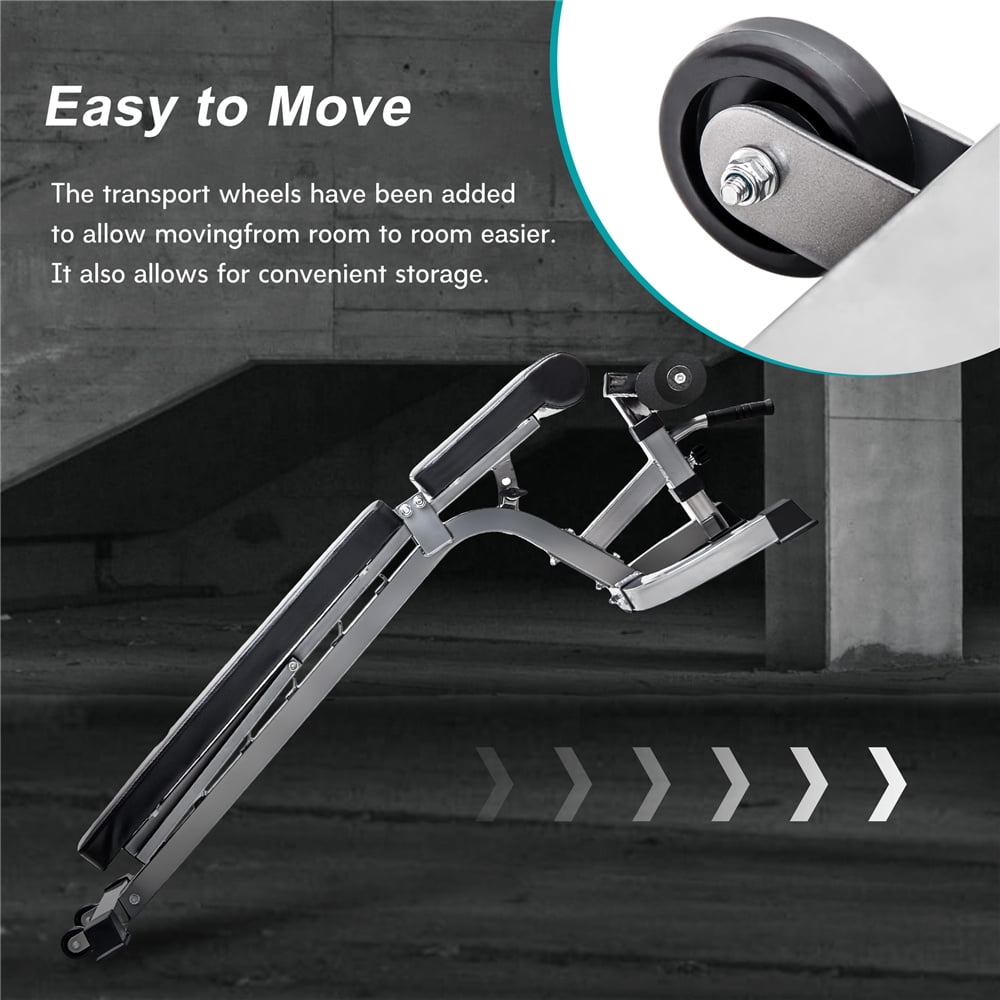 Buy Adjustable Weight Bench, Heavy Duty Weight Bench with 7 Back ...