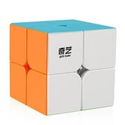 D-FantiX Qiyi Qidi S 2x2 Speed Cube Stickerless Puzzle Cube for Kids