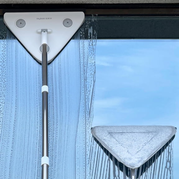 78 minutes 3-in-1 professional window wiper and wall mop: Window cleaning set, equipped with 360° rotation