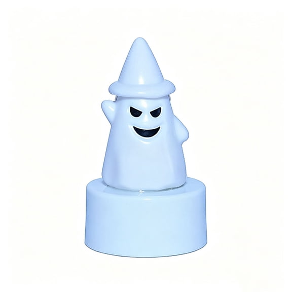 Kyusrd Led Lights for Halloween Decor,Candle Light Evil Ghost Ornament,Glowing Spooky Figurine for Desk Shelf Decor