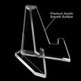 thumbnail image 4 of 20 Pack Mini Clear Acrylic Easel Display Stands 2.2Inch Mini Coins Medals Display Easel Holders Bad, 4 of 5