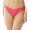 Pink, variant on $56 Vince Camuto Womens Floral Shirred Cheeky Hipster Bikini Bottoms Size  Large