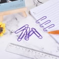 thumbnail image 6 of Uxcell Paper Clips 2 Inch Vinyl Coated with Box for Office Home Purple Count 200, 6 of 6