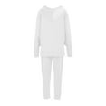 CZHJS Long Sleeve Outfits Sets 2 Piece r Hoodies Sets Sweatshirt Jogger