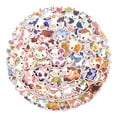 thumbnail image 1 of 50Pcs Rainbow Cow Stickers Vinyl Decals Cute Animal Stickers for Kids Teens Assorted Stickers for Classroom 1 Set, 1 of 8