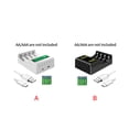 thumbnail image 4 of Bewildely de Circuito Adaptador USB inteligente Pantalla LCD Cargadores 4 Accesorios de alimentación multifuncionales de alto Electrodomésticos blanco Bewildely HA006815-01, 4 of 6