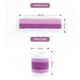 thumbnail image 4 of Conjunto De Bandas Para El Sudor Conjunto De Bandas Para El Sudor 3pcs / set Sweatbands Set Colorful Hair Band Brace Wraps para gimnasio (blanco púrpura), 4 of 8