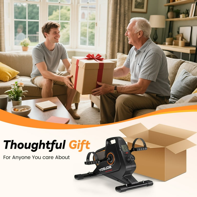YOSUDA Under Desk Bike Pedal Exerciser, Magnetic Mini Exercise