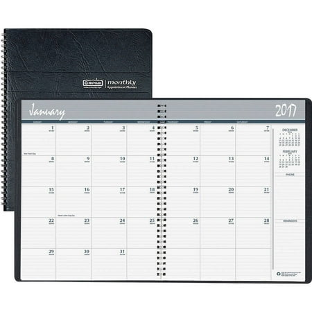 Doolittle Horizontal Planner - House of Doolittle Embossed Cover 14-month Mthly Planner