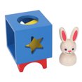 thumbnail image 1 of Juguetes de madera para bebés modelo de conejo caja de madera duradera redonda pulida para bebés juguete educativo de madera de pino durante 36 meses para el aprendizaje ANGGREK Otros, 1 of 8