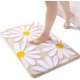 thumbnail image 1 of Beige Bathroom Rugs Cute Daisy Bath Mat White And Yellow Flower Decor Rug Non Slip Floor Carpet Microfiber Bathmat Super Absorbent Machine Washable Ba, 1 of 4