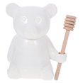 thumbnail image 4 of GARVALON 1 Set Honey Holder Wood Dipper Holder Transparent Kitchen Decor For Household Users, 4 of 8