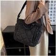 thumbnail image 6 of Kukuzhu Quilted Tote Bag for Women Trendy Purses Puffer Tote Bag Women Aesthetic Tote Bag Puffy Bag Quilted Bag, 6 of 7