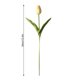 thumbnail image 2 of Mini flor artificial oficina en casa decoración floral banquete de boda decorativa PU flor falsa, amarillo 5 piezas sidaley ZHF0582-08B, 2 of 6