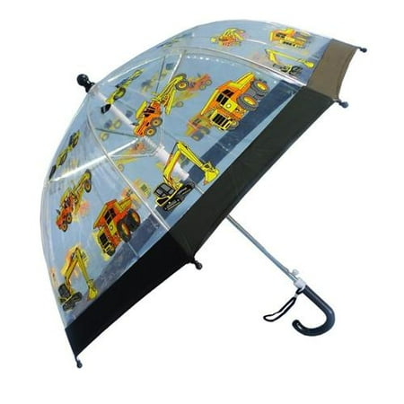 Clear Construction Boys Umbrella
