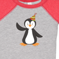 thumbnail image 4 of Inktastic Cute Penguin, Penguin With Party Hat Boys or Girls Baby Bodysuit, 4 of 5