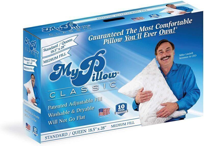 MyPillow Premium Bed Pillow 1 Pack [Std/Queen, Combo]