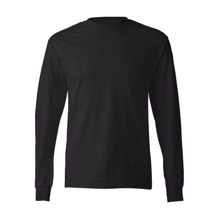 Hanes - T-Shirts - Long Sleeve Tagless Long Sleeve T-Shirt - Walmart.com