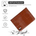 thumbnail image 3 of TECH CIRCLE iPad Generation 10.9 Inch 2022,Lightweight  Business Style Wallet Folio Slim Auto Sleep/Wake Cover Stand Protective Cover for Apple iPad 10th Gen 10.9 inch 2022, Brown, 3 of 5