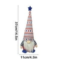 thumbnail image 3 of Twfbrm 4th of July Decorations Memorial Day Patriotic Plush Gnomes for Home Fourth of July Dolls for Office, Indoor Red White Blue Gnome Figurines Decor for Independence Day, 3 of 6