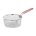 thumbnail image 4 of Luzkey Stainless Steel Deep Fry Basket, Kitchen Strainer, Oil Drainer with Folding Handle, Practical Wire Mesh Fry Basket, Tableware 18cmx8.5cm, 4 of 8