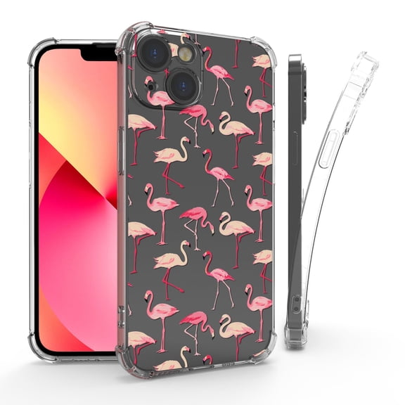 Flex Gel Camera Cover Designed For Apple iPhone 14 6.1" Case Transparent Clear