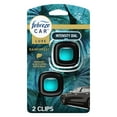 thumbnail image 2 of (4 pack) Febreze Car Rainforest Scent Air Freshener Vent Clip, .07 oz. Car Vent Clip, 2 Count, 2 of 13