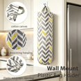 thumbnail image 6 of Wall Mount Plastic Bag Holder – Grocery Bag Organizer & Dispenser w/ Elastic Opening | Pull One Bag at a Time, No More Messy Clutter | Machine Washable Fabric, Reinforced Stitching, 6 of 7
