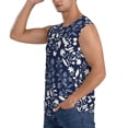 thumbnail image 3 of Balery Plant Men's Sleeveless Muscle Shirts Workout Tank Top, Moisture Wicking, Odor Protection-Large, 3 of 8