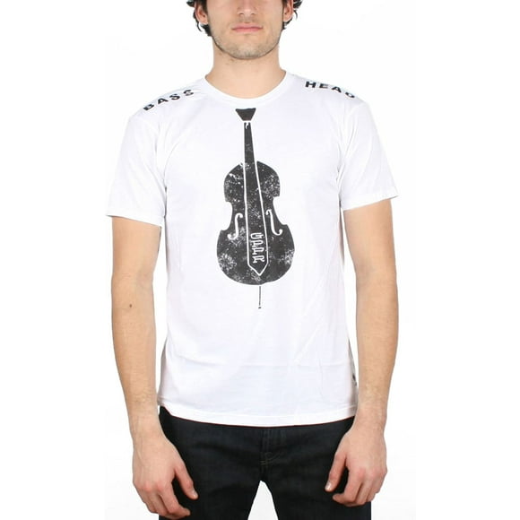 G.P.P.R. - T-Shirt à Tête Basse pour Hommes en Blanc
