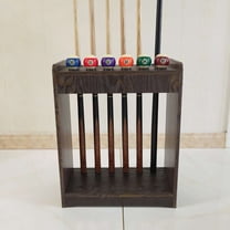 Miumaeov Pool Cue Rack Stick Holder Floor Stand Billiard Cue Rack Wood Organizer 12 Hole