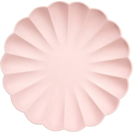 Meri Meri Pink Simply Eco Large Plate, 8ct