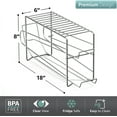 thumbnail image 3 of Sorbus 12 Soda Can Rack Beverage Dispenser and Organizer, Silver (1pk), 3 of 7
