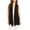 Black, variant on Moa Collection Women's Casual Open Draped Front Solid Cardigan Vest
