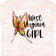 thumbnail image 4 of Inktastic West Virginia Girl- Butterfly T-Shirt, 4 of 5