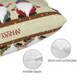 thumbnail image 3 of Balery Christmas Card With Gnomes Funda de Cojín Estampada, Regalos para Mujeres, Regalos de Amor para Ella, Regalos para Novia o Esposa, Funda de Almohada-20"x30", 3 of 6