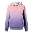 thumbnail image 6 of Otvok Winter Women's Hooded Sweatshirts Cute Long Sleeve Tops Loose Hoodies Pullover with Pocket, 6 of 6