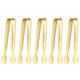thumbnail image 1 of 5pcs Mini Azúcar Hielo Acero Inoxidable Accesorios 4.3 Pulgadas (oro), 1 of 9