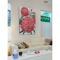 thumbnail image 3 of "Wool Flowers" Painting Print on Wrapped Canvas, 3 of 7