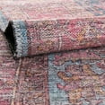 thumbnail image 5 of Rugs.com Mangata Collection Rug – 2' x 7' 10 Runner Antique Blue Low Rug Perfect For Hallways, Entryways, 5 of 9