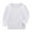 White, variant on OGLCCG Boys Girls Crewneck Sweater Soft School Uniform Sweater for Kids Solid Color Winter Warm Pullover Tops 2-12 Years