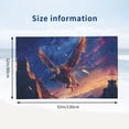 thumbnail image 2 of Starry Sky Flying Tiger Bath Towel, Highly Absorbent towels for bathroom Quick Drying Microfiber Bath Towels for Body, Soft Shower Towels for Sport, Yoga, SPA, Gym 27x55in, 2 of 5