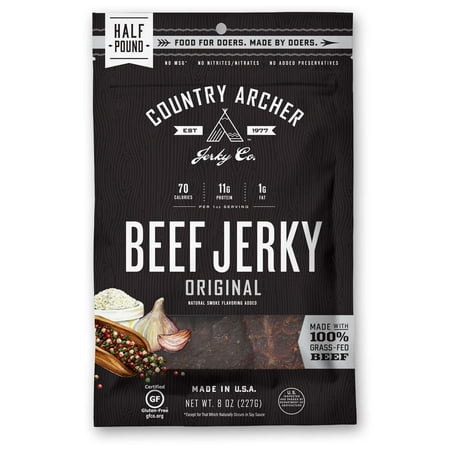 Country Archer Jerky Co.Beef Jerky, Original, 8oz, 1