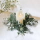 thumbnail image 1 of Greenery Anillos de velas Hojas de artificial Velas Coronas Guirnalda de flores Anillo de vela Coronas para café Boda Mesa Decoración para Soledad coronas de velas, 1 of 10