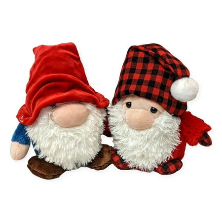 Set of 2 GNOMLINS Tinklink & Twinkleplum Gnomes 10" Plush by Aurora